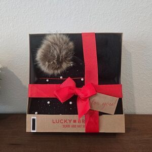 NIB Lucky Hat and Scarf Set